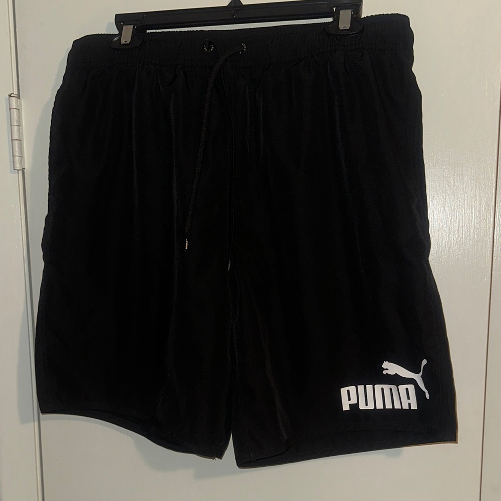 PUMA Men's Swimming Black Shorts